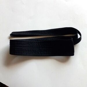 Black Cotton Wrap Around Belt
